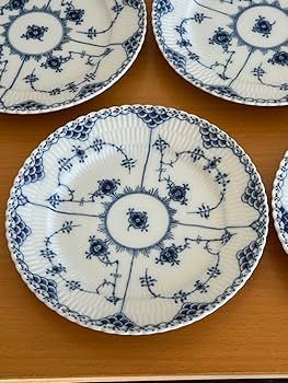 ロイヤルコペンハーゲン ブルーフルーテッド フルレース6枚セット ロイヤルコペンハーゲン（Royal Copenhagen） ブルー